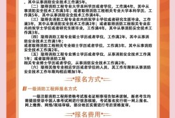 2016年二级消防工程师报名时间2016消防工程师报名条件