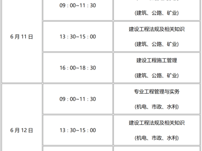 每年二级建造师考试时间二级建造师每年啥时候考试