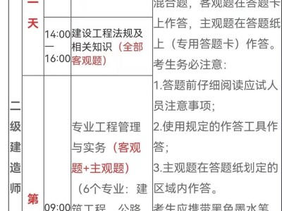 二级建造师工作范围二级建造师的业务范围