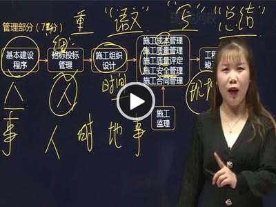 二级建造师精讲课程视频二级建造师讲课视频