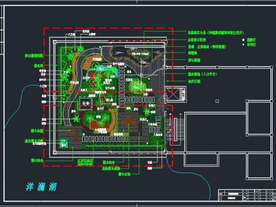 屋顶花园cad剖面图,屋顶花园cad