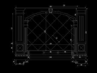 电视墙设计图纸,电视墙设计图纸图片