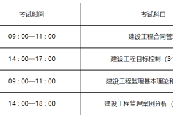 监理工程师报名与考试时间监理工程师报名与考试时间一样吗