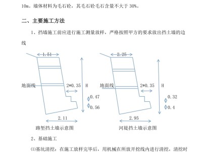 水工挡土墙设计规范,水工挡土墙