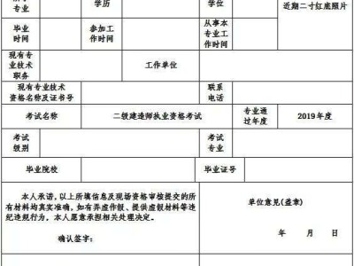 二级建造师市政报名条件是什么二级建造师市政报名条件