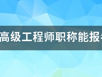 我只有高级工程师职称能报考注册监理工程师吗?谢谢