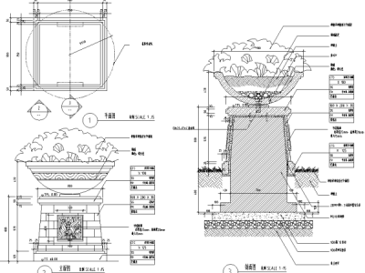 花坛平面图,刺绣花坛平面图
