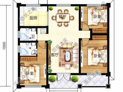 农村平房设计图纸图片农村平房设计图纸