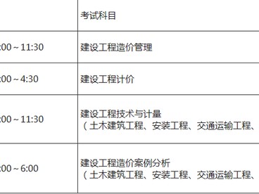 关于2021监理工程师考试时间安排表2021的信息