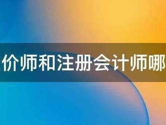 注册造价师和注册会计师哪个赚钱