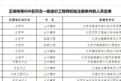 造价注册人员查询系统注册造价工程师公示