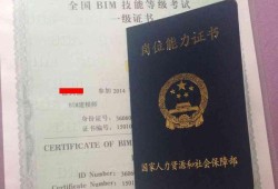 bim专业技能和职业技能证书区别,bim工程师属于职业技能证书