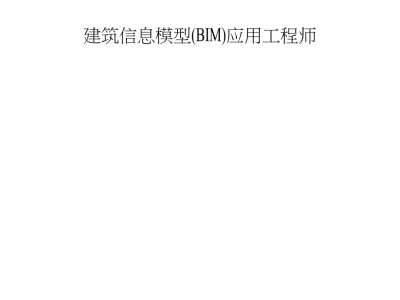 bim总工程师,bim工程师是什么级别职称
