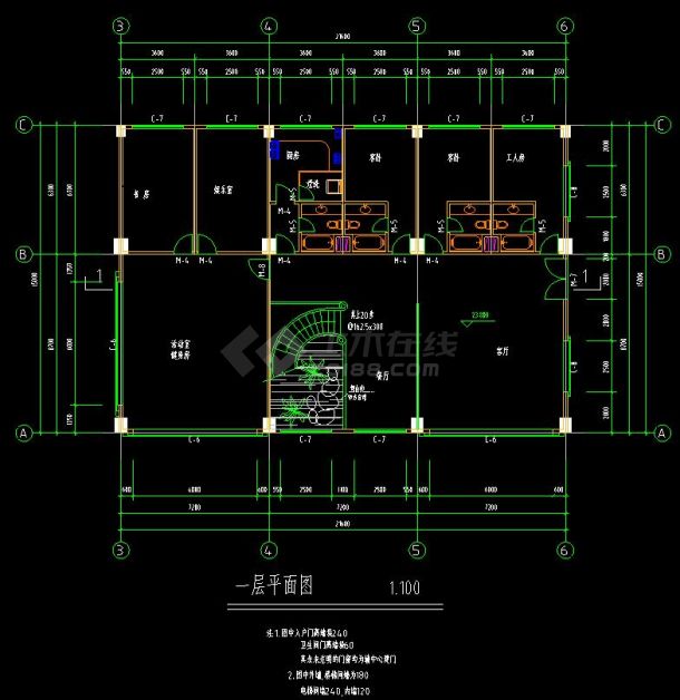 民用建筑设计图,民用建筑设计图册  第2张