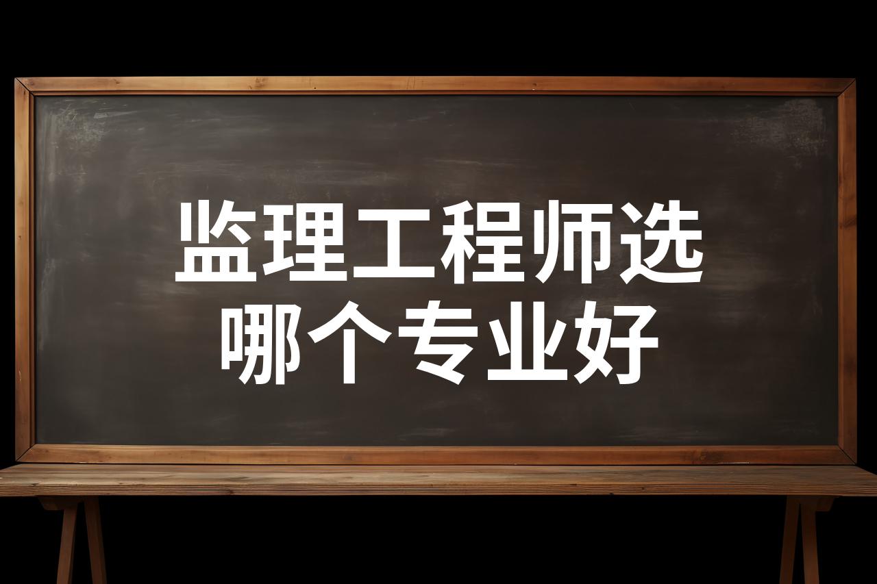 监理工程师三个专业哪个比较好考监理工程师三个专业哪个比较好考一些  第1张