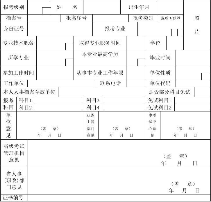 国家监理工程师考试,国家监理工程师报名条件2019  第2张