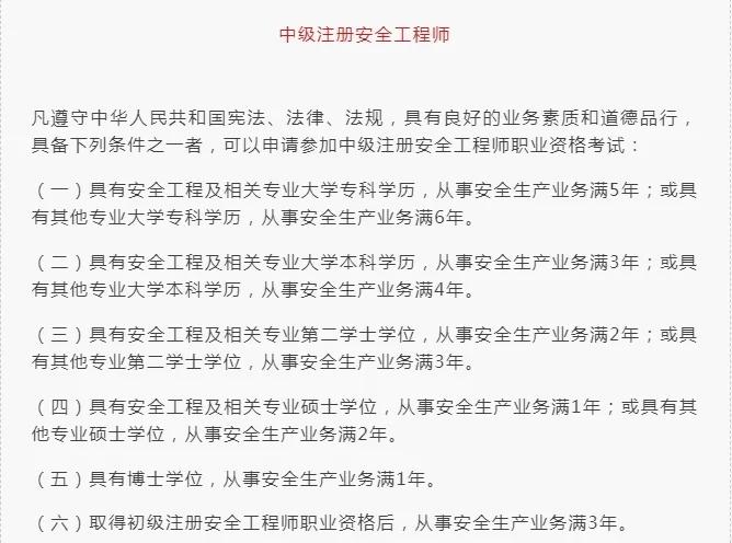 注册初级安全工程师报考条件,注册初级安全工程师报考条件及时间 第1张 注册初级安全工程师报考条件,注册初级安全工程师报考条件及时间 第1张