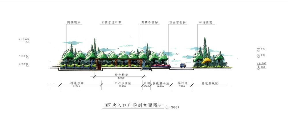 景观立面图cad,景观立面图  第1张